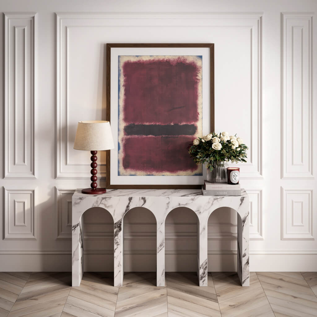 Archie Calacatta Console Table product image 1