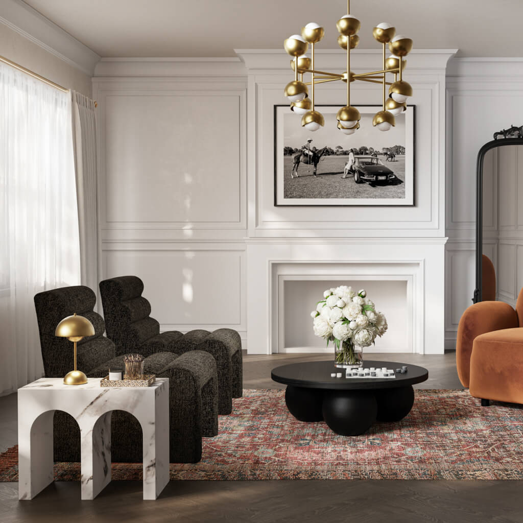 Archie Calacatta Large Side Table product image 1