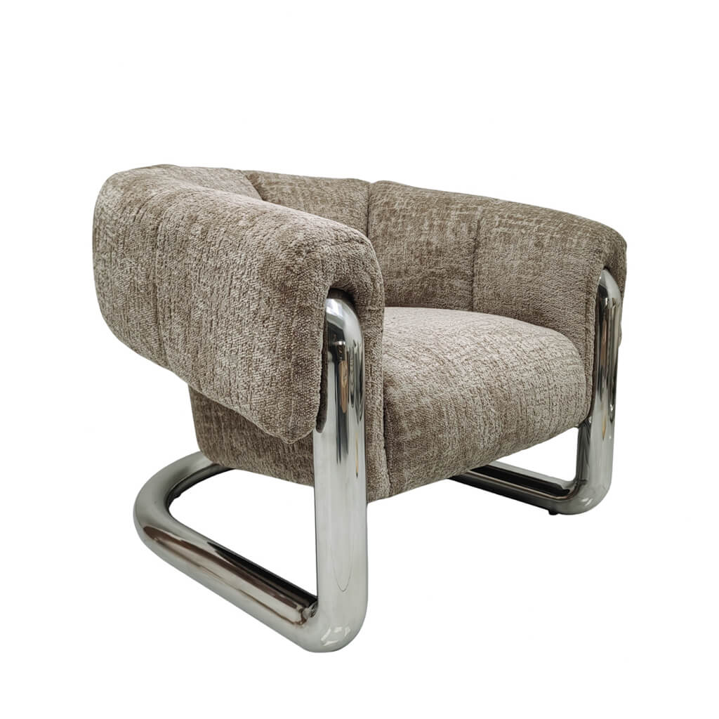 Audrey Dark Beige Chair lifestyle image