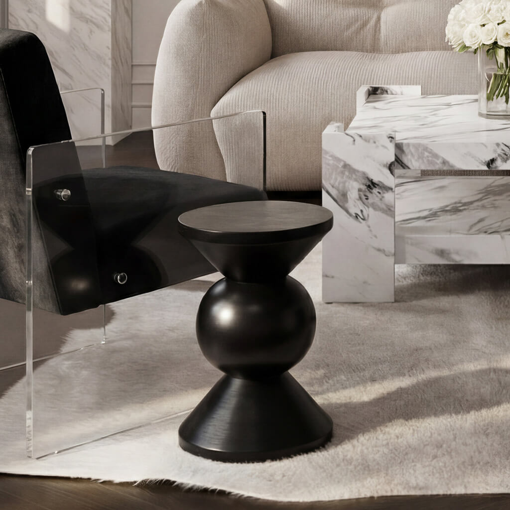 Baru Black Side Table product image 1
