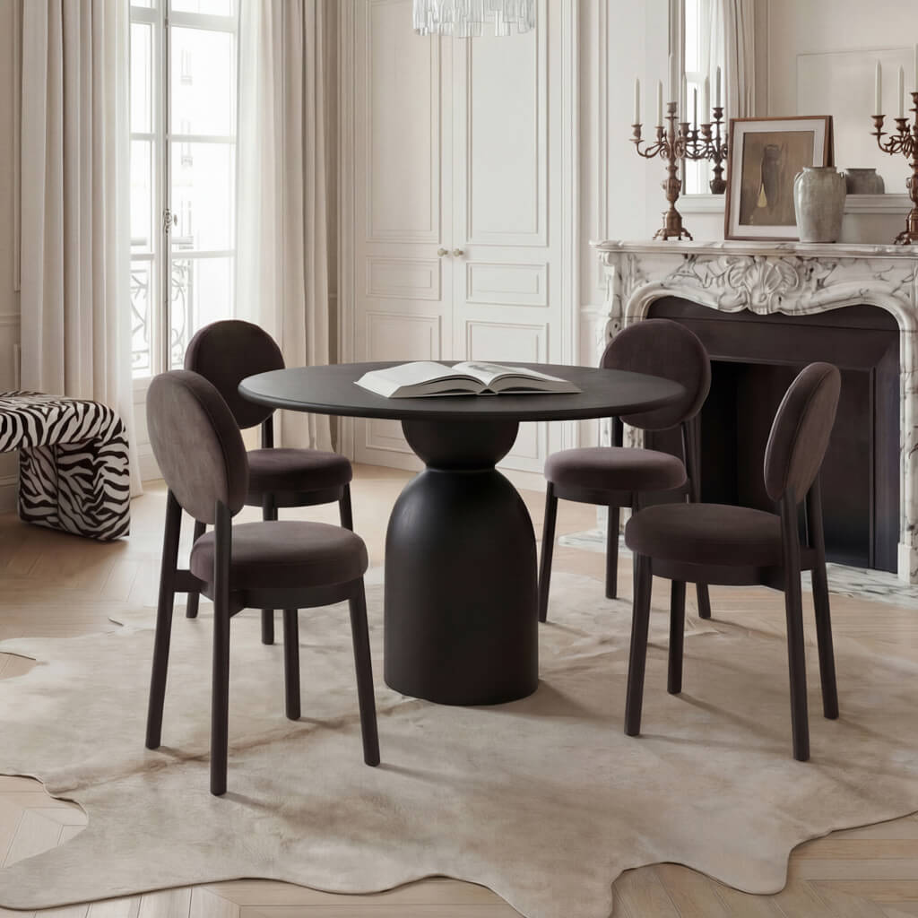 Gaia Black Dining Table product image 4