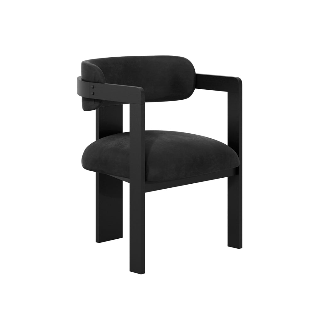 Mai Black Dining Chair lifestyle image