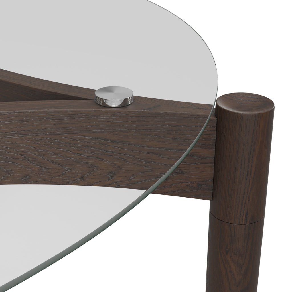 Ned Clear and Chocolate Dining Table product image 3