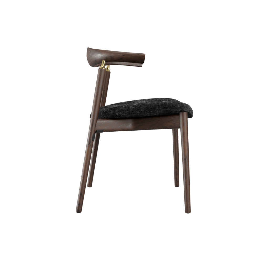 Seine Coal and Chocolate Dining Chair product image 3