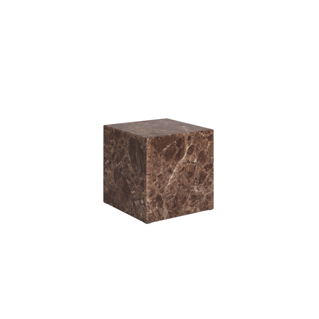 Sur Brown Emperador Side Table lifestyle image