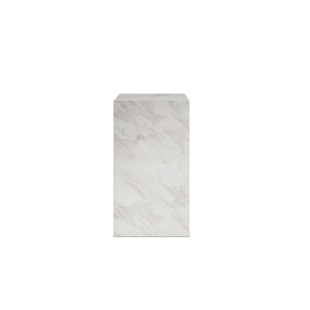 Sur White Marble Small Pedestal product image 2