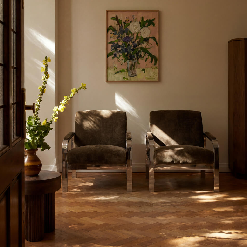 Zephy Khaki Chair product image 1