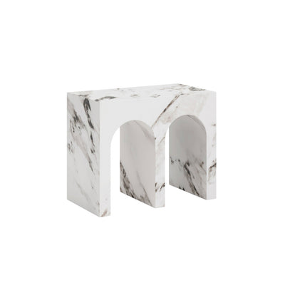 Archie Calacatta Large Side Table lifestyle image
