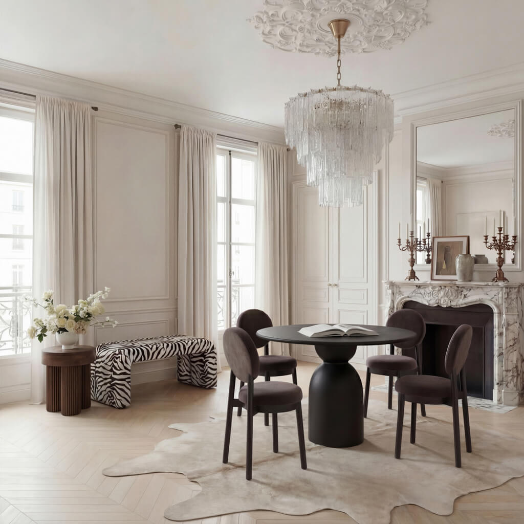 Gaia Black Dining Table product image 1