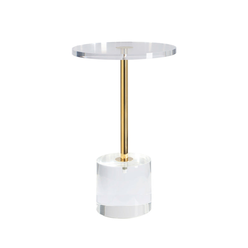 Hollywood Clear Side Table lifestyle image