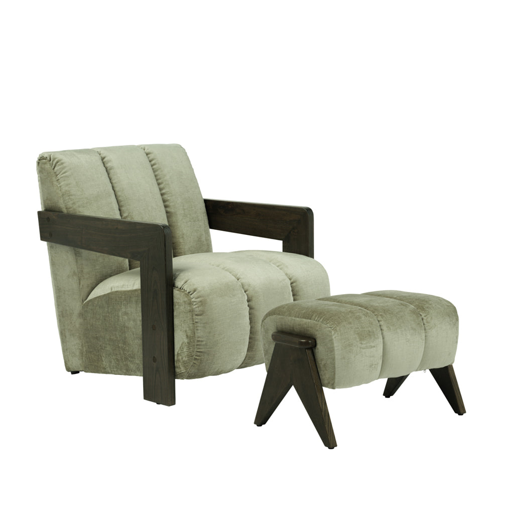 Hudson Dusty Sage Foot stool product image 3