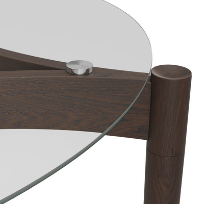 Ned Clear and Chocolate Dining Table product image 3