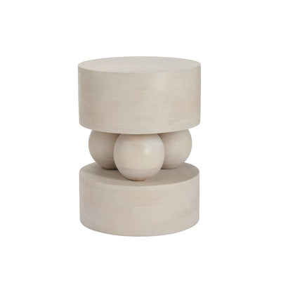 Sachi White Side Table lifestyle image