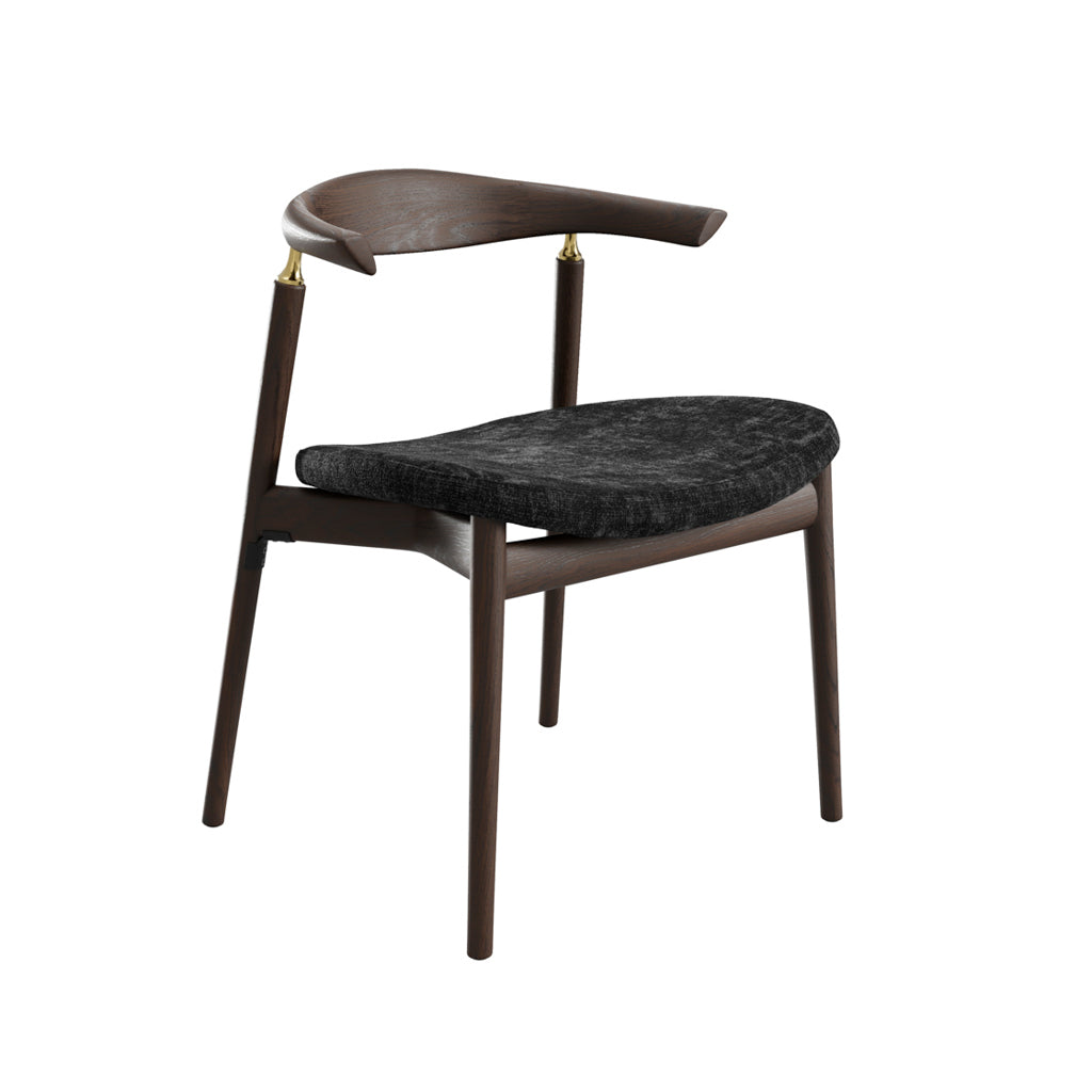 Seine Coal and Chocolate Dining Chair lifestyle image