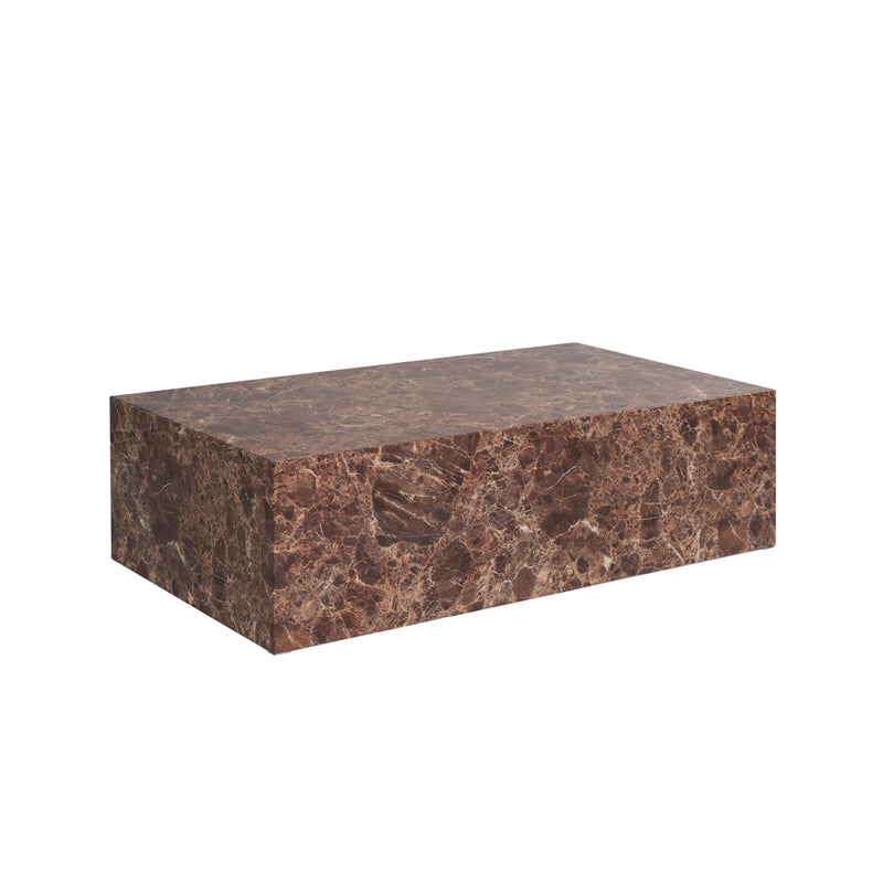 Sur Brown Emperador Coffee Table lifestyle image