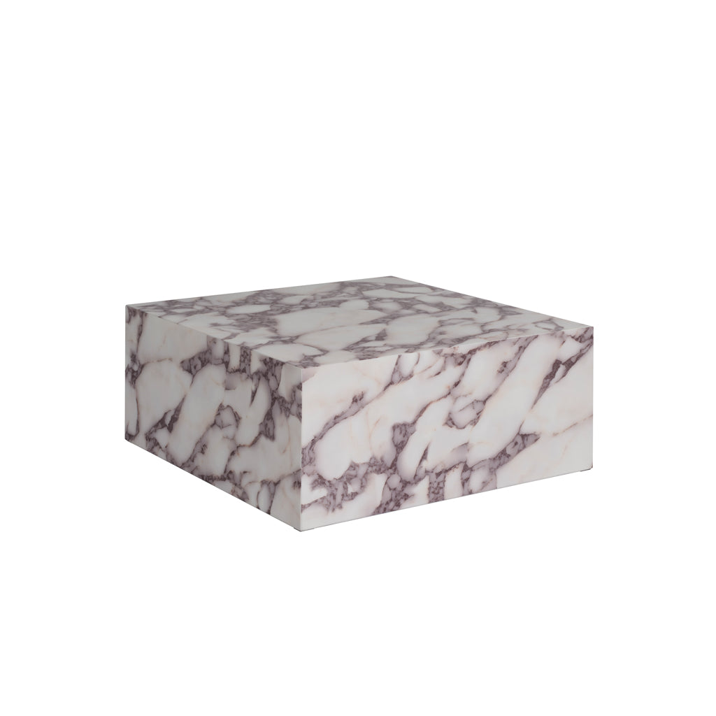Sur Calacatta Viola Square Coffee Table lifestyle image