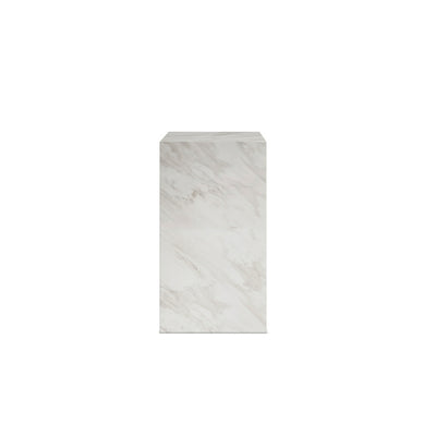 Sur White Marble Small Pedestal product image 2