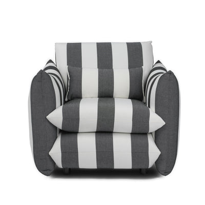 Sycamore Black and White Striped Chair product image 2