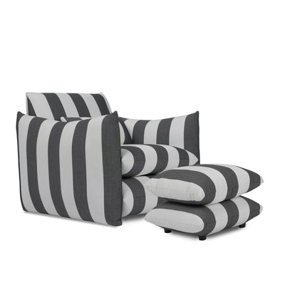 Sycamore Black and White Striped Chair product image 5