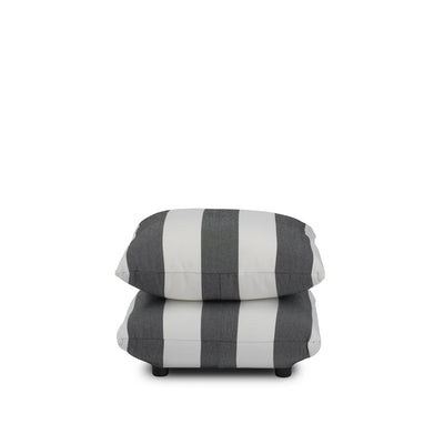 Sycamore Black and White Striped Pouffe product image 2