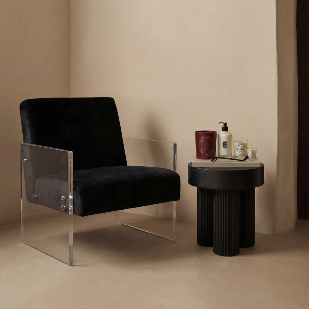 Torio Black Side Table product image 1