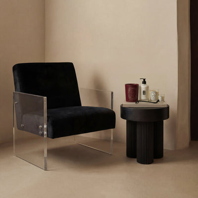 Torio Black Side Table product image 1