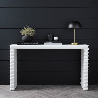 Zen White Console Table product image 1